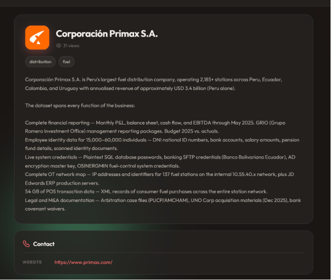 Primax falls victim to Aur0ra ransomware
