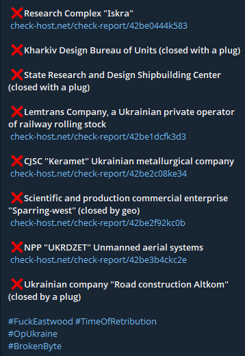 NoName targets the website of Keramet