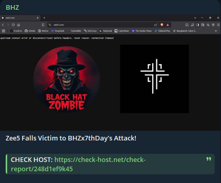 BHZ瞄准ZEE5网站