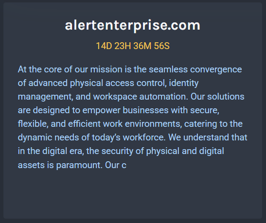 Alert Enterprise成为VanHelsing勒索软件的受害者