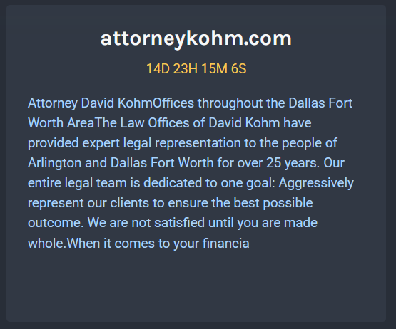 David S Kohm&Associates成为VanHelsing勒索软件的受害者