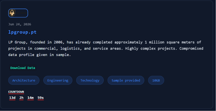 LP Group falls victim to Nova ransomware