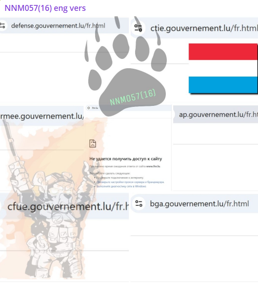 NoName targets the website of Luxembourg National Research Fund (FNR)