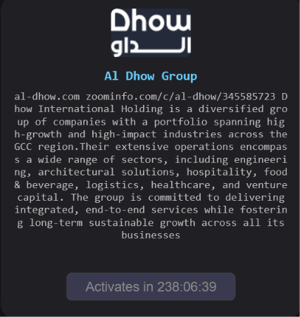 Dhow International Holding falls victim to The Gentlemen ransomware