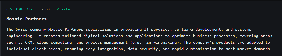 Mosaic Partners falls victim to Payload Ransomware