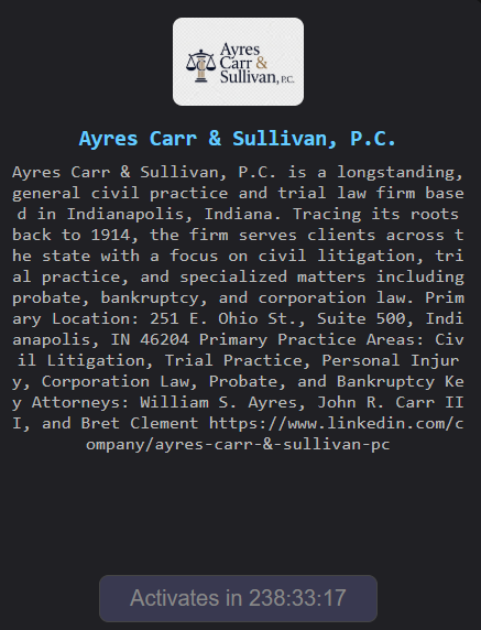Ayres Carr & Sullivan, P.C. falls victim to The Gentlemen Ransomware