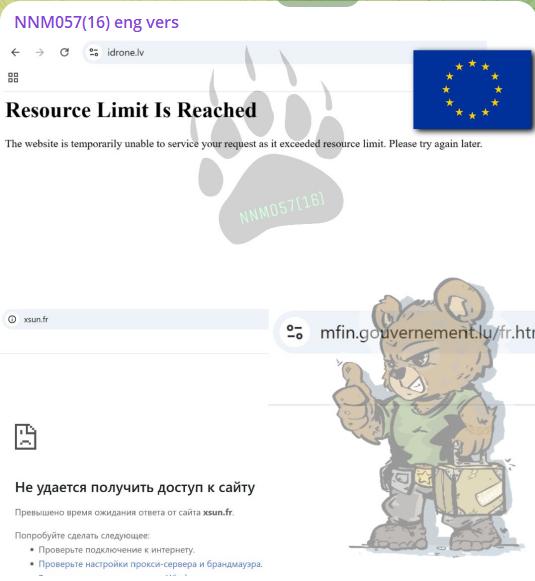 NoName targets the website of XSun