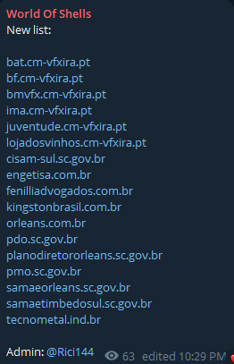 Alleged leak of webshell access to Orleans & Castro International Business