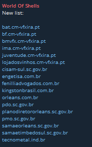 Alleged leak of webshell access to Vila Franca de Xira City Council