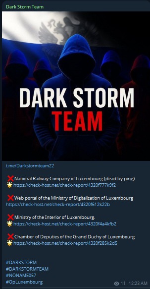 Dark Storm Team targets the website of Ministry of Home Affairs