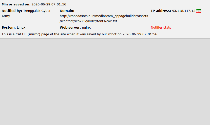 Trenggalek Cyber Army targets multiple Iranian websites